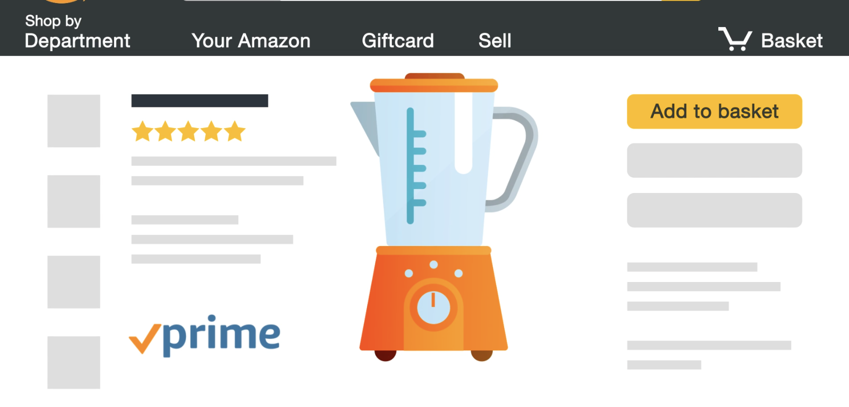 Amazon Seller Fulfilled Prime — product listing with Prime badge